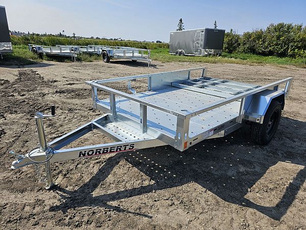 2024 Norbert UTB 6' x 10' Galvanized Steel Utility Trailer