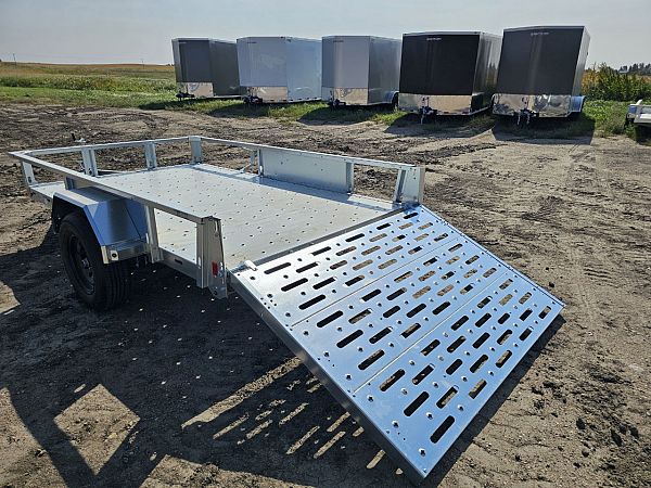 2024 Norbert UTB 5' x 10' Galvanized Steel Utility Trailer