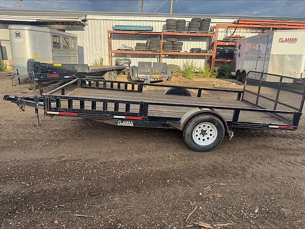 Used 2015 Oasis 14' Quad Sport Utility Trailer