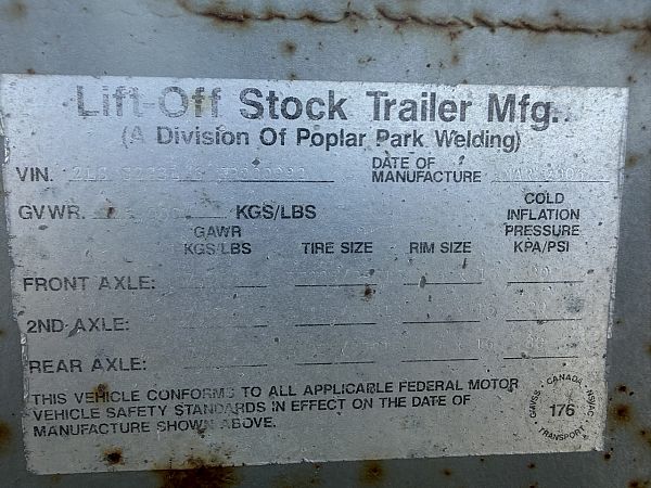 2006 Misc 2006 Lift Off Enclosed 8x24 Trailer