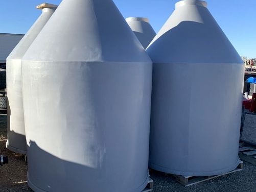 Buffer Valley 150 Bushel Poly Hopper Bin