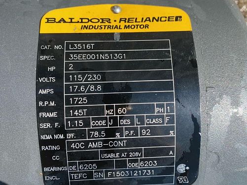 Baldor Industrial Electric Motor