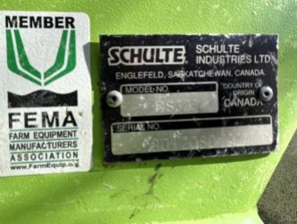 USED 2021 Schulte RS320 Rock Picker