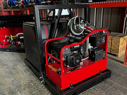 Hot Pressure Washer Skid