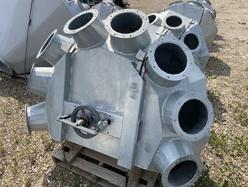 Norstar 8" Galvanized 8 Spout Distributor