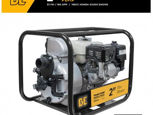 2'' Trash Transfer Pump with Honda GX200 Engine