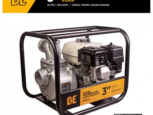 3'' Water Transfer Pump with Honda GX200 Engine