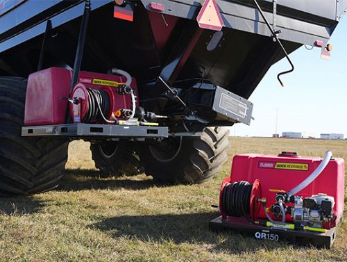 150 Gallon Fire Suppression Skid with Hydraulic Pump