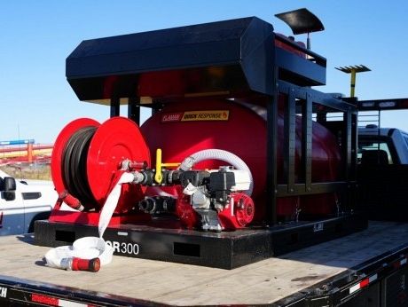 Flaman Quick Response 300Gal Gas Fire Suppression Skid