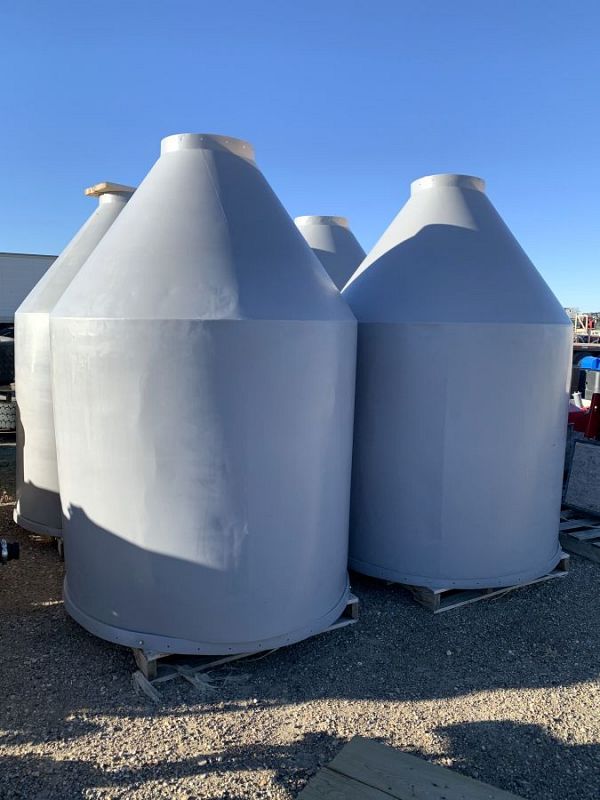 Buffer Valley 150 Bushel Poly Hopper Bin