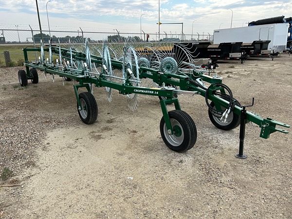 Sovema 14 Wheel Hay Rake with Rear Tandem Walking Axle