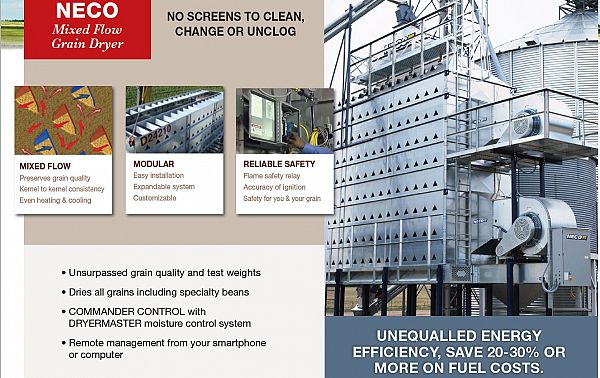 Neco D24150 Grain Dryer - *Old Stock Item On Special*