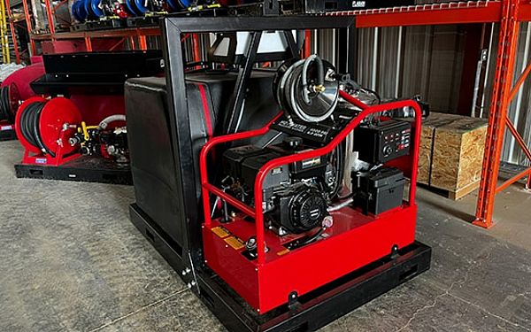Hot Pressure Washer Skid