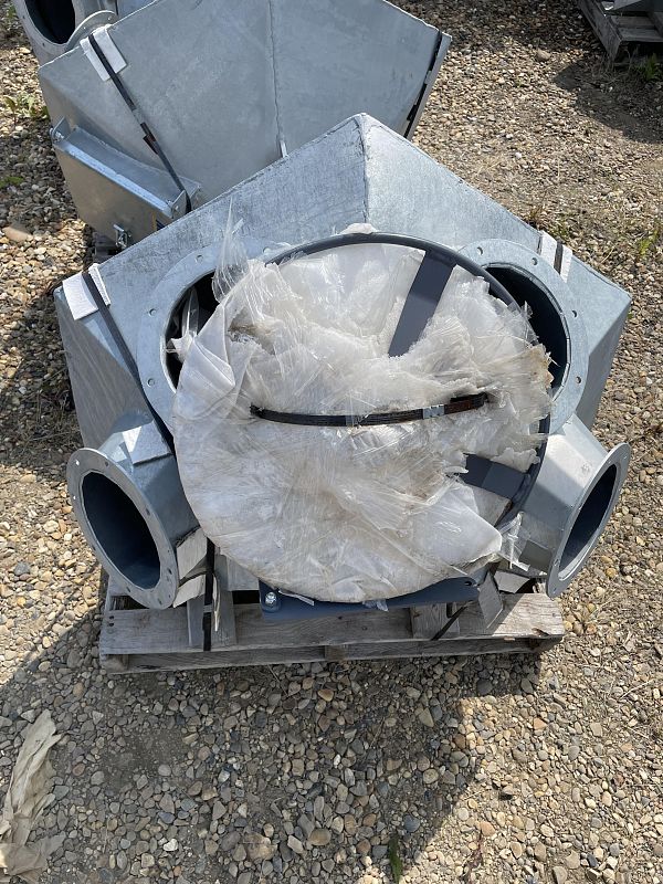 Norstar 8" Galvanized 4 Spout Distributor
