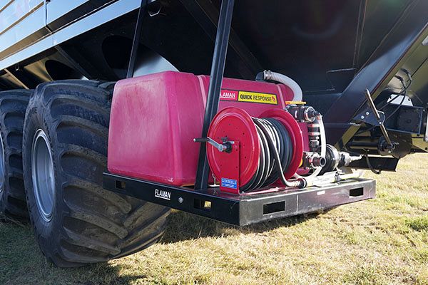 150 Gallon Fire Suppression Skid with Hydraulic Pump