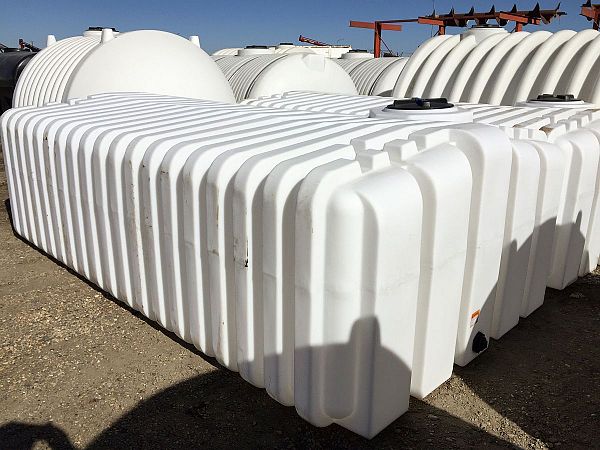 On the lot: 2100 Imperial Gallon Low Profile Transport Water Tank, Water  Tanks, Miscellaneous