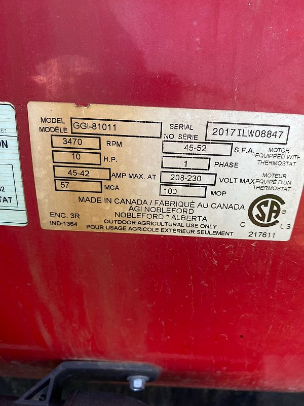 AGI Grain Guard Aeration Fan