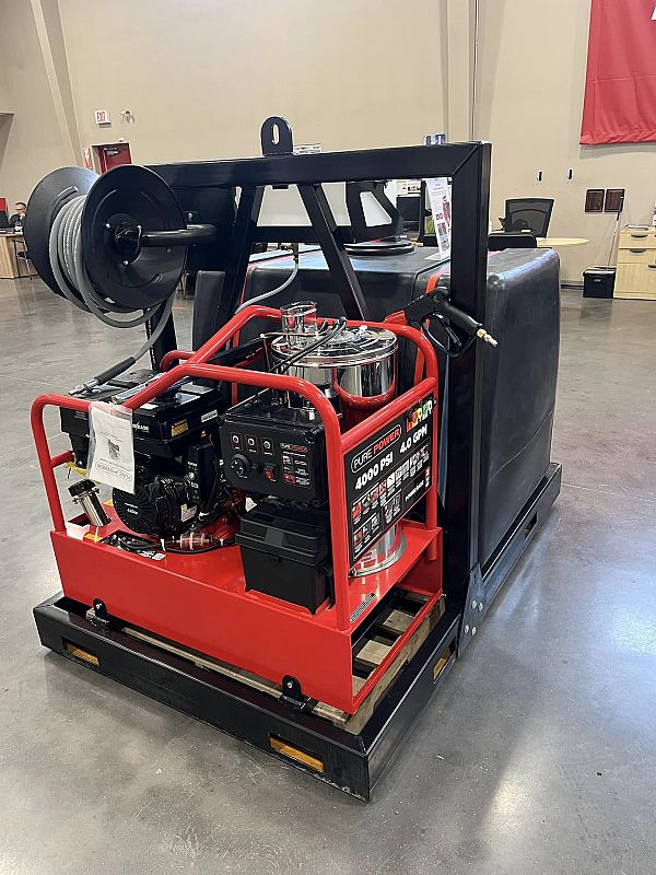 Hot Pressure Washer Skid