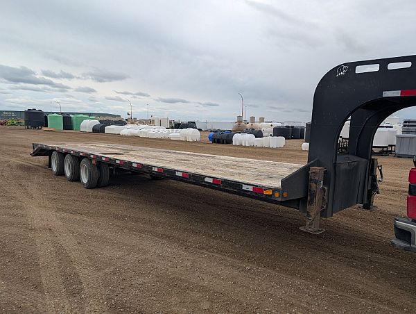 2014 Precision FG36BP-T10SP Flat Deck Trailer