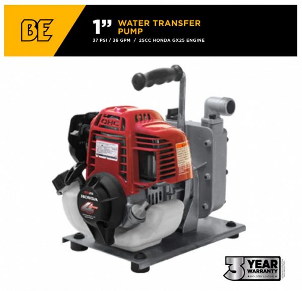 1'' Water Transfer Pump with Honda GX25 Engine