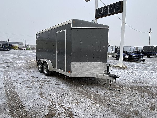 Used 2022 Agassiz 7'x14' Enclosed Cargo Trailer