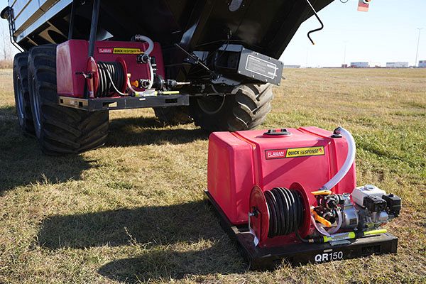 150 Gallon Fire Suppression Skid with Hydraulic Pump