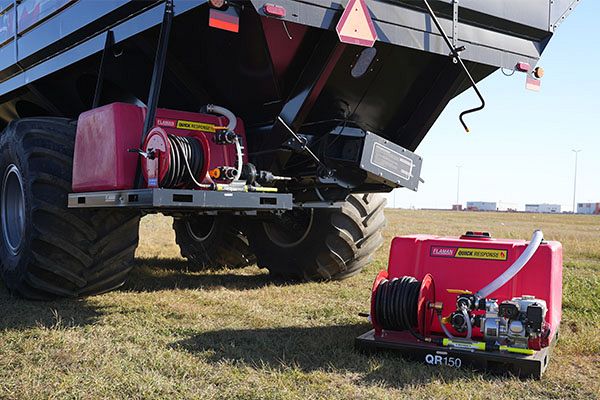 150 Gallon Fire Suppression Skid with Hydraulic Pump