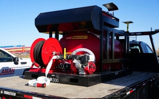 Flaman Quick Response 300Gal Gas Fire Suppression Skid