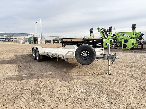 Used 2020 Aluma Tandem Axle Tilt Deck Trailer