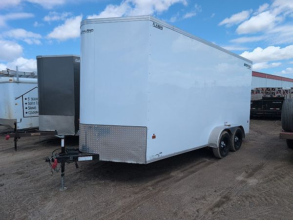 2024 Royal LCH 7 x 16 + V Nose Cargo Trailer